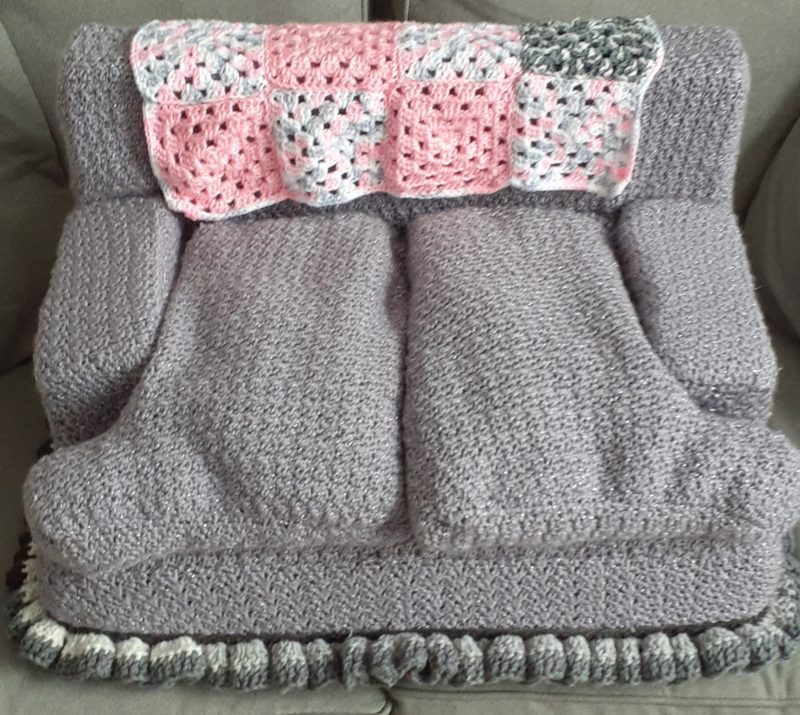 Grey childs sofa